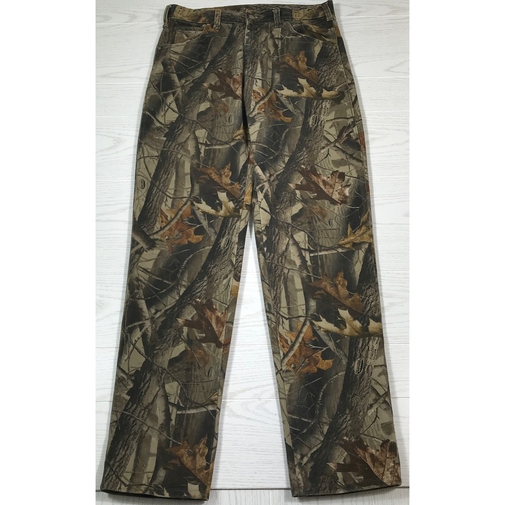 Vintage Ranger Jeans Mens 34x34 Realtree Hardwoods Camo Denim Hunting Outdoors